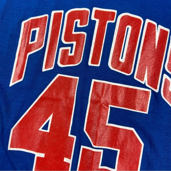 Detroit Pistons Vintage Logo 7 Tank Top - Picture 2 of 11